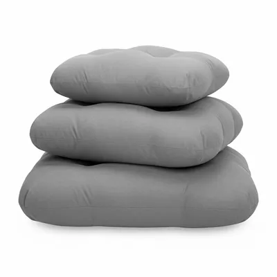 FERRIBIELLA Oreiller ovale – Confort douillet - Gris / L FERRIBIELLA Oreiller ovale – Confort douillet - Gris / L