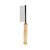 FERRIBIELLA Peigne Anti-Tiques Acier Manche Bois - Multicolore
