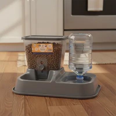 FERRIBIELLA Distributeur de Nourriture et d'Eau - 5000ml