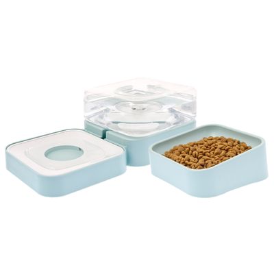 FERRIBIELLA Distributeur 2-en-1 Nourriture & Eau - 1400ml
