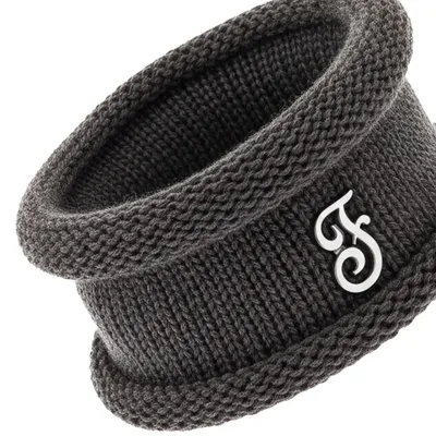 FERRIBIELLA Cache-Cou Chien Doux & Chaud Hiver - Gris