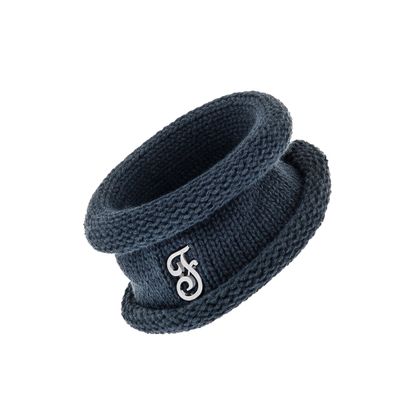 FERRIBIELLA Cache-Cou Chien Doux & Chaud Hiver - Gris