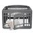 4 Panneaux (H60cm) / Porte / Eco Gris
