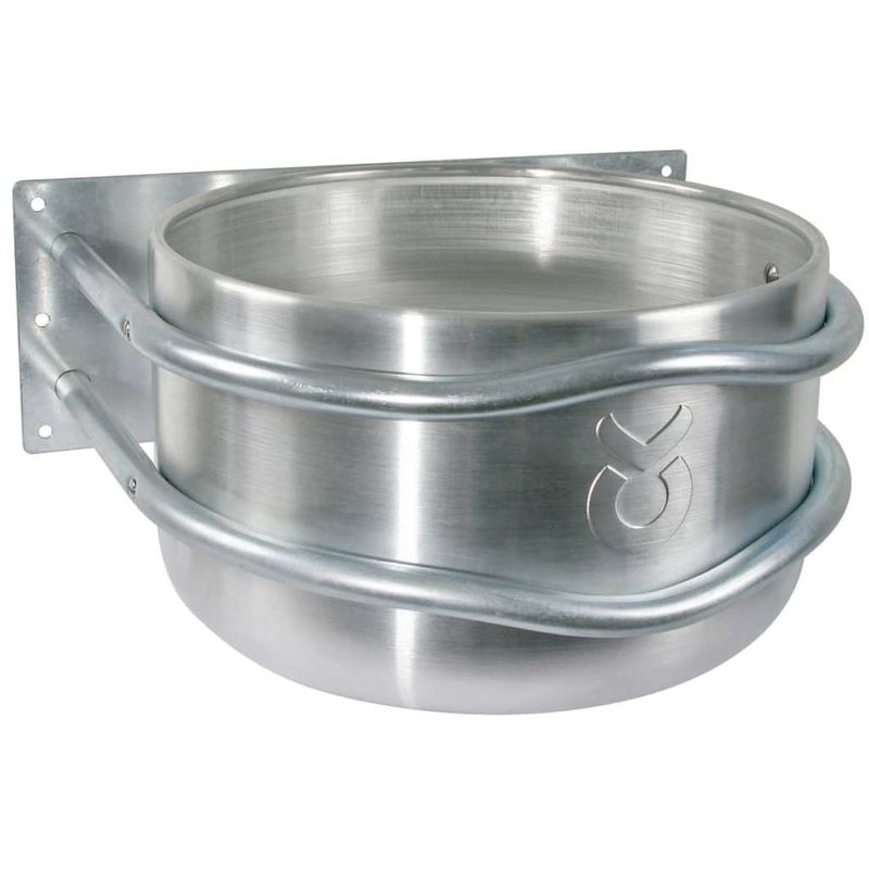 Kerbl - Bol de nourriture - Aluminium 18 L