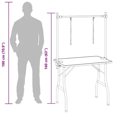 vidaXL - Table de toilettage - Acier inoxydable vidaXL - Table de toilettage - Acier inoxydable
