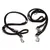 Beeztees Hundeleine Leder, verstellbar schwarz Beeztees Hundeleine Leder, verstellbar schwarz