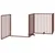 vidaXL - Barrière pour chien - Pliable 10 panneaux