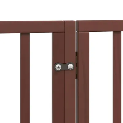 vidaXL - Barrière pour chien - Pliable 12 panneaux bois