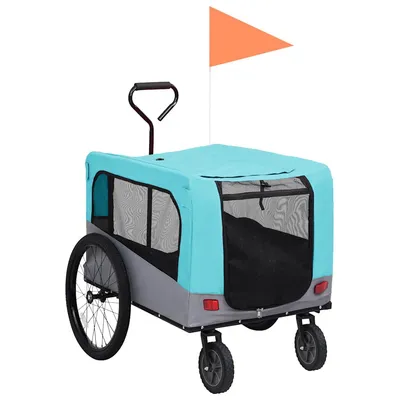 vidaXL - Remorque Vélo - Remorque animaux Tissu vidaXL - Remorque Vélo - Remorque animaux Tissu