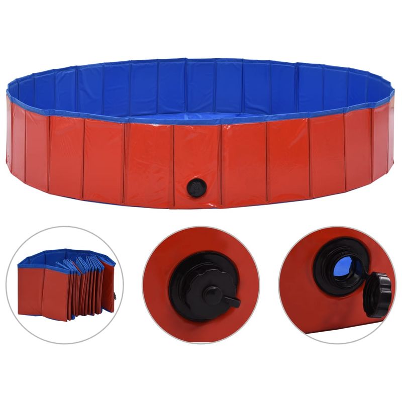 vidaXL - Piscine pour chiens - Pliable