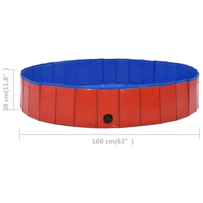 vidaXL - Piscine pour chiens - Pliable