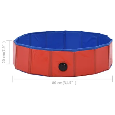 vidaXL - Piscine pour chiens - Pliable