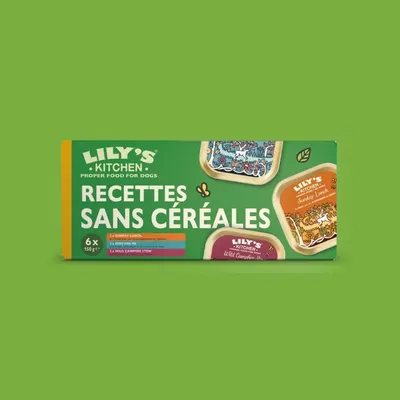 LILY'S KITCHEN - Pâtée chien Sans Céréales - Multipack 6x150g