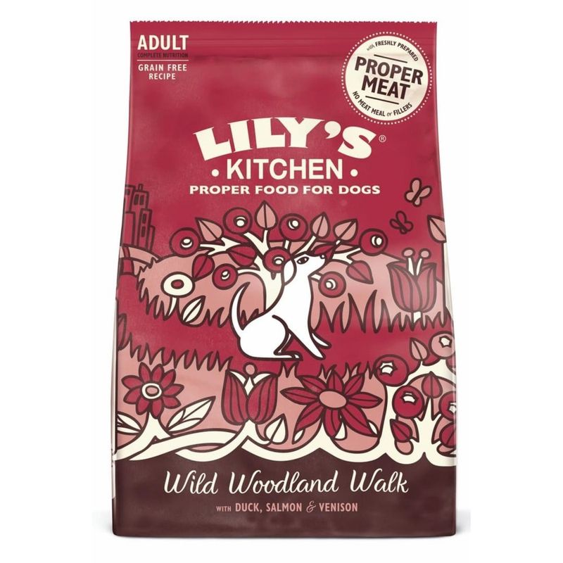 LILY'S KITCHEN - Croquettes Chien - Chevreuil Canard Saumon Gibier