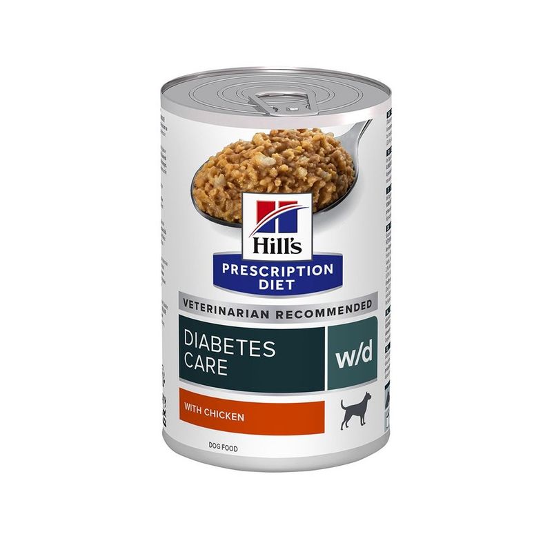 HILL'S - Hill's Prescription Diet W/D Chien – Pâtée Poulet Poids Diabète