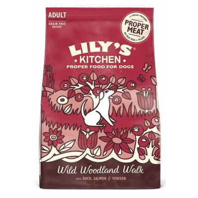 LILY'S KITCHEN - Croquettes Chien - Chevreuil Canard Saumon Gibier