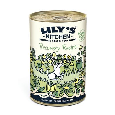 LILY'S KITCHEN -  CHIEN RECOVERY RECIPE POULET PATATE BANANE (boite)