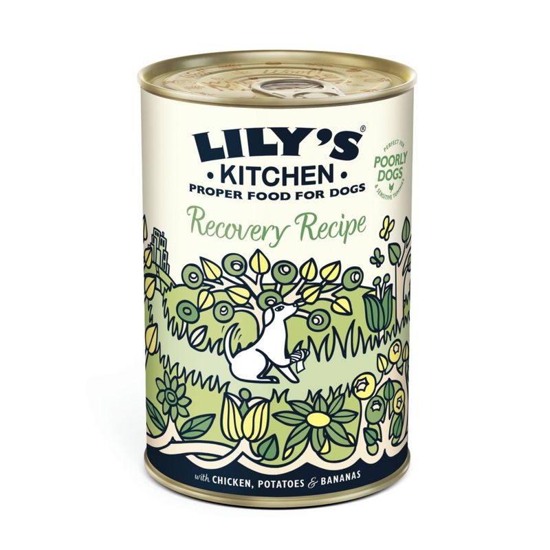 LILY'S KITCHEN -  CHIEN RECOVERY RECIPE POULET PATATE BANANE (boite)