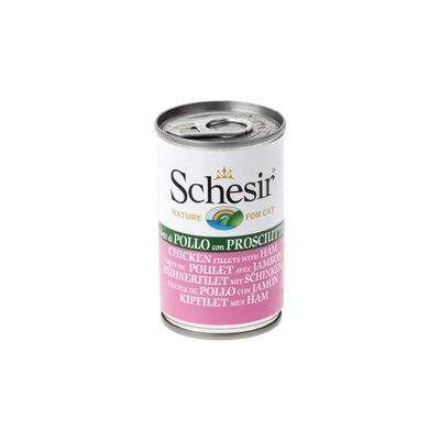 - Pâtée en gelée poulet/jambon chat (boite 140g) - SCHESIR