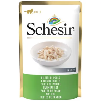 - Pâtée en gelée thon/poulet chat (sachet 85g) - SCHESIR - Pâtée en gelée thon/poulet chat (sachet 85g) - SCHESIR