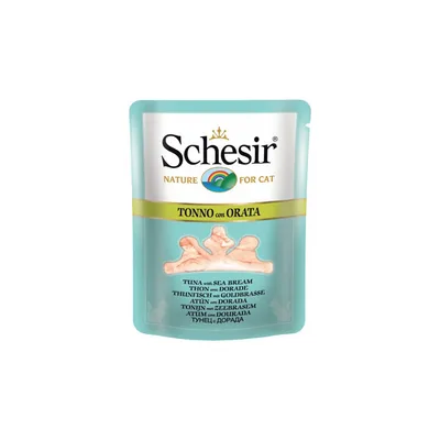 SCHESIR - Bouillon thon/daurade chat (sachet 70g) - SCHESIR SCHESIR - Bouillon thon/daurade chat (sachet 70g) - SCHESIR
