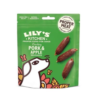 LILY'S KITCHEN - Friandises Chien - Saucisses porc/pommes 70g