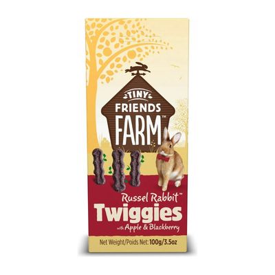 Tiny Friends Farm - Friandises Lapin Twiggies - Pomme mûres