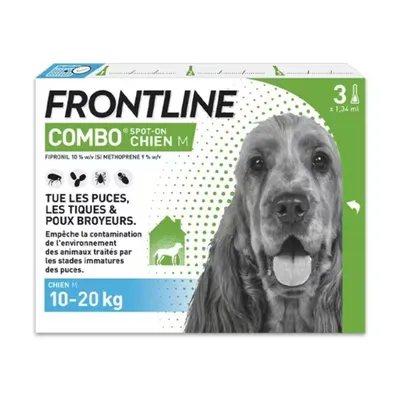FRONTLINE - Pipettes Antipuces - Combo Chien