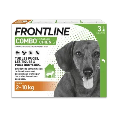 FRONTLINE - Pipettes Antipuces - Combo Chien