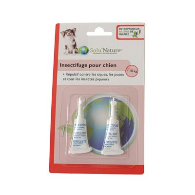 Solunature - Pipettes Insectifuges - Chiens -10 kg