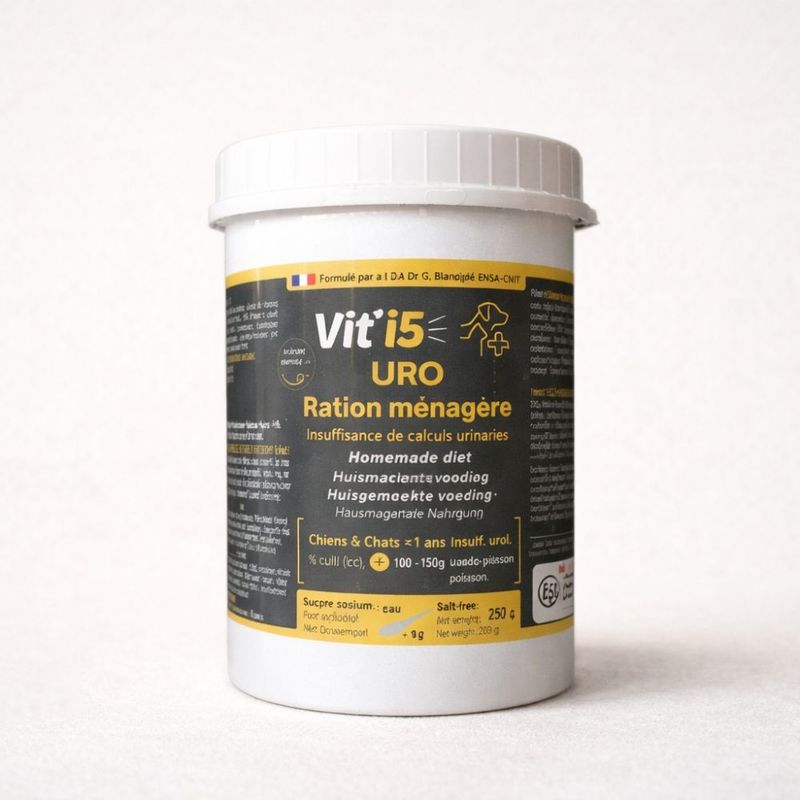 Vit'i5 URO – Complément Ration Ménagère Chien Chat (Urinaire)