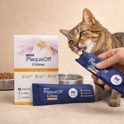 Prozym - PlaqueOff Anti-Zahnstein-Creme für Katzen