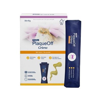 PlaqueOff Crème Chat Anti-tartre Poulet
