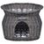 44 x 33 x 34 cm , Gris, Polyester : 100 %