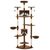 103 x 77 x 203 cm , Marron, Polyester : 100 %