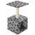 30 x 30 x 55 cm , Gris, Polyester : 100 %