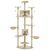 103 x 77 x 203 cm , Beige, Polyester : 100 %