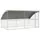 400 x 200 x 200 cm , Silber, Stahl