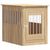 55 x 80 x 68 cm , Marron, Bois et acier