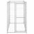 110 x 220 x 180 cm , Argent, Acier