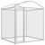 193 x 193 x 225 cm , Argent, Polyester : 100 %