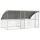 400 x 200 x 200 cm , Silber, Stahl