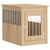 55 x 75 x 65 cm , Marron, Bois et acier