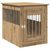 55 x 75 x 65 cm , Marron, Bois et acier