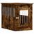 55 x 80 x 68 cm , Marron, Bois et acier
