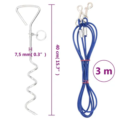 Prolenta Premium - Câble d'attache pour chien Runa