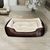 90 x 70 x 20 cm , Braun, Polyester: 100 %