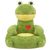Prolenta Premium - Chaise pour enfants en peluche Grenouille Verte
