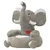 Prolenta Premium - Chaise en peluche pour enfants Éléphant gris