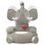 Prolenta Premium - Chaise en peluche pour enfants Éléphant gris